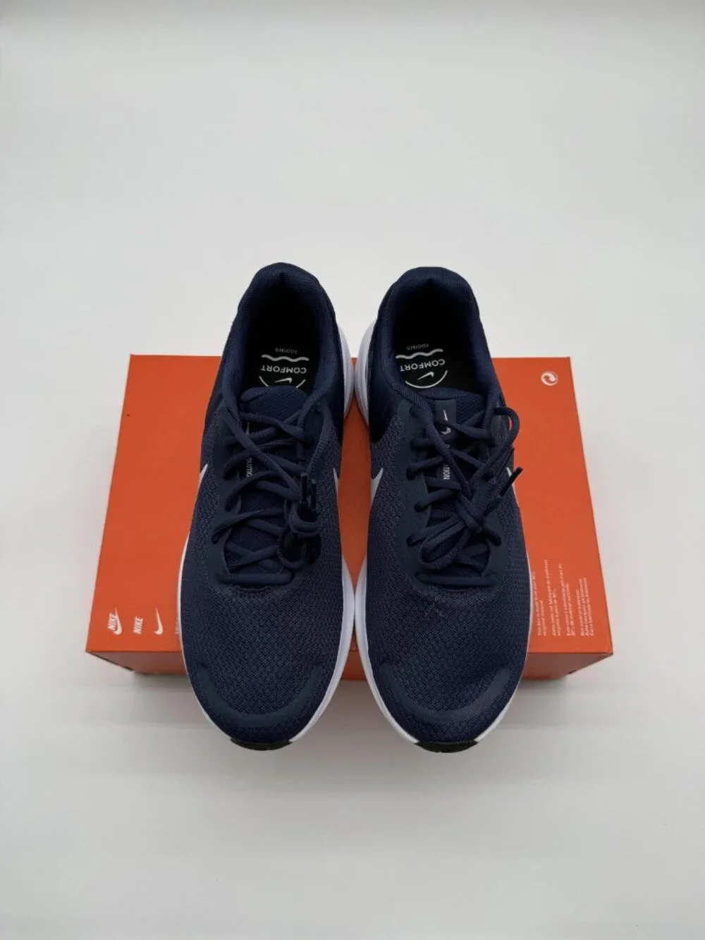 New Nike Revolution 7 Shoes Men's Size 11.5 Blue Running Comfort FB2207 400